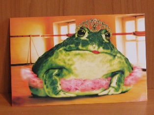 Мини-открытка Turnowsky «Королевская семья лягушек»